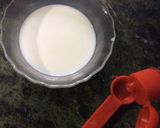 A picture of step 1 of Eggless Marble Cake.