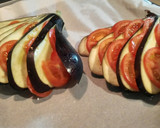 Foto del paso 2 de la receta: Abanicos de berenjena al horno con tomate y queso