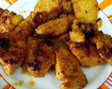 A picture of step 2 of Chicken starters.