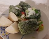 Foto del paso 1 de la receta: Tortilla de espinaca y nabo