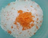 A picture of step 1 of Carrot Chapati.