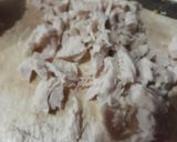 Foto del paso 2 de la receta: Sándwich con relleno de pasta de pollo (sanguche, jaja)