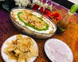 A picture of step 7 of Mix plate (chaat).