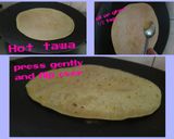 A picture of step 4 of Puranpoli and Puran Karanji.