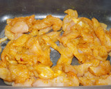 Foto del paso 1 de la receta: Pollo al curry con rodajas de zuquini