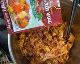 Hình bước làm 1 của món Bò sốt vang