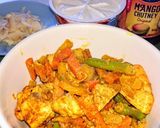 Curry Vindaloo-lazac mango chutney-val és kókusszal - LC recept fázis 3 fotója