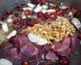 A picture of step 2 of Shami kabab.