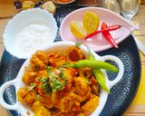A picture of step 4 of TARO/ ARBI Ki Sabji (kochu / colocasia curry).