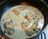 Foto del paso 6 de la receta: Salsa de crema con champignones y pollo