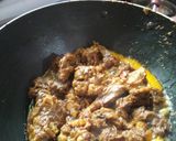 A picture of step 5 of Mutton kosha.