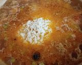 A picture of step 6 of Chicken Mattar Pualo 😍😍.