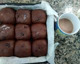 Foto langkah ke 8 dari resep Fluffy Triple Choco Bread.