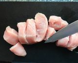 Foto del paso 1 de la receta Medallón de solomillo de pavo con champiñón al ajillo