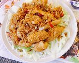 Hình bước làm 7 của món Mực Rang Muối (Salt&Pepper Squid) 🌶🌶