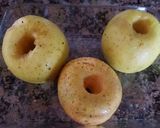 Foto del paso 1 de la receta: Manzanas asadas y polvo de pistachos