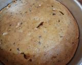 A picture of step 3 of Coffee cake with dalgona cream.