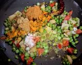 A picture of step 4 of Vegetable Red Rice Poha.