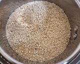 A picture of step 1 of Pongal with Jowar Millet.