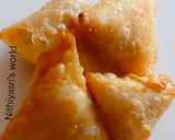 A picture of step 8 of Onion samosa.