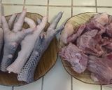 栗子雞腳排骨煲湯的食譜步驟1照片