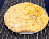 Foto del paso 8 de la receta: Tortilla de 6 huevos con queso gorgonzola y queso de cabra