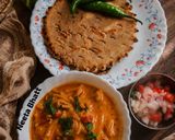गुजराती थाली (लाइव गाठिया नु शाक अने मसाला भाखरी) रेसिपी चरण 10 फोटो