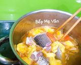 Hình bước làm 4 của món Canh chua cá lóc đồng nấu bông điên điển