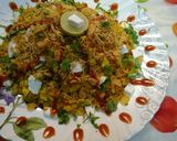A picture of step 7 of Cheese cornflakes veggie poha.
