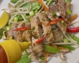 A picture of step 6 of Asian Style Grilled pork chops with vermicelli noodles 🍜.