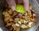 A picture of step 2 of Plum and apple Jam.