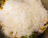 A picture of step 2 of Sweet Corn rice.