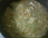 A picture of step 16 of creamy chicken rice soup.