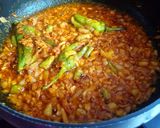 A picture of step 1 of Shakshuka (Egg Curry).