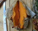 Une image de l'étape 2 de 🍠 Patate douce rôtie Feta Grenade.