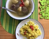 Foto del paso 2 de la receta: Arroz con habichuelas cúrcuma para cena navideña