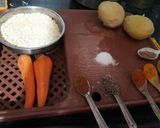 A picture of step 3 of Oats tikka.