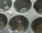 A picture of step 3 of Choco banana appam.