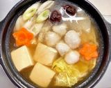 A picture of step 8 of Delicious Single-Serving Salt Chanko Hot Pot.