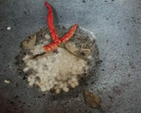 A picture of step 6 of Udupi Style Sambhar.