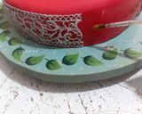 A picture of step 8 of Mehndi n Nikah Themed Cake.