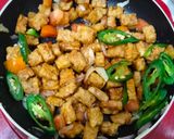 Foto langkah ke 7 dari resep Tempe Kecap Cabe Ijo.
