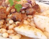 Foto del paso 6 de la receta: Calamarçets i butifarra amb mongetes (chipirones y botifarra con judías)