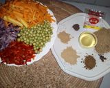A picture of step 7 of Dashishi (Arabian food using wheat).