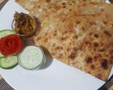 A picture of step 10 of Aloo ka Paratha.