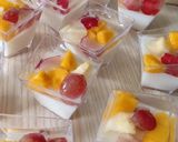 Foto langkah ke 3 dari resep Puding Buah (fruit puding).