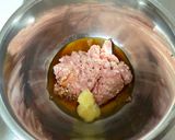 A picture of step 1 of Japanese 3-color Bento (Sanshoku Bento).