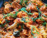 Gambar langkah 4 resipi Rendang Pedas Ayam Negeri Perak.