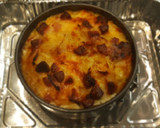 Foto del paso 6 de la receta: Tortilla de calabacín y salchichas al horno