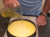 Tarta fría de limón y queso